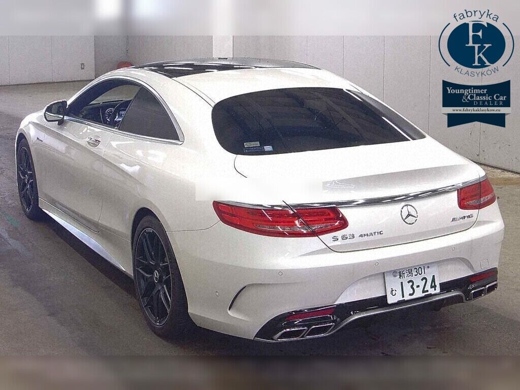 MERCEDES AMG S-CLASS CP 4WD S63 4MATIC COUPE 2015 - zdjęcie 4