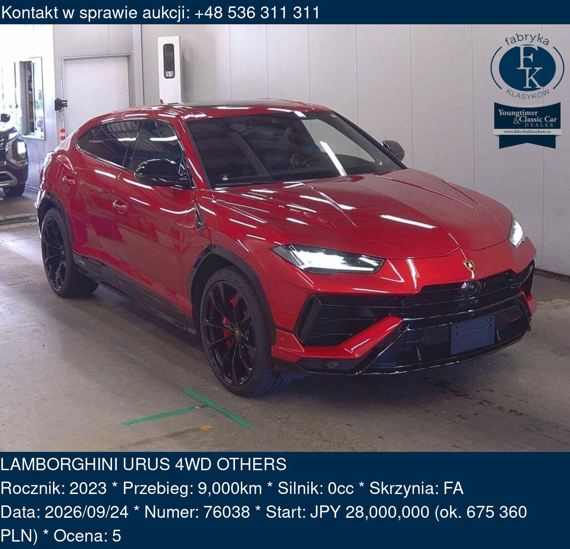 LAMBORGHINI URUS 4WD OTHERS 2023 - zdjęcie 2