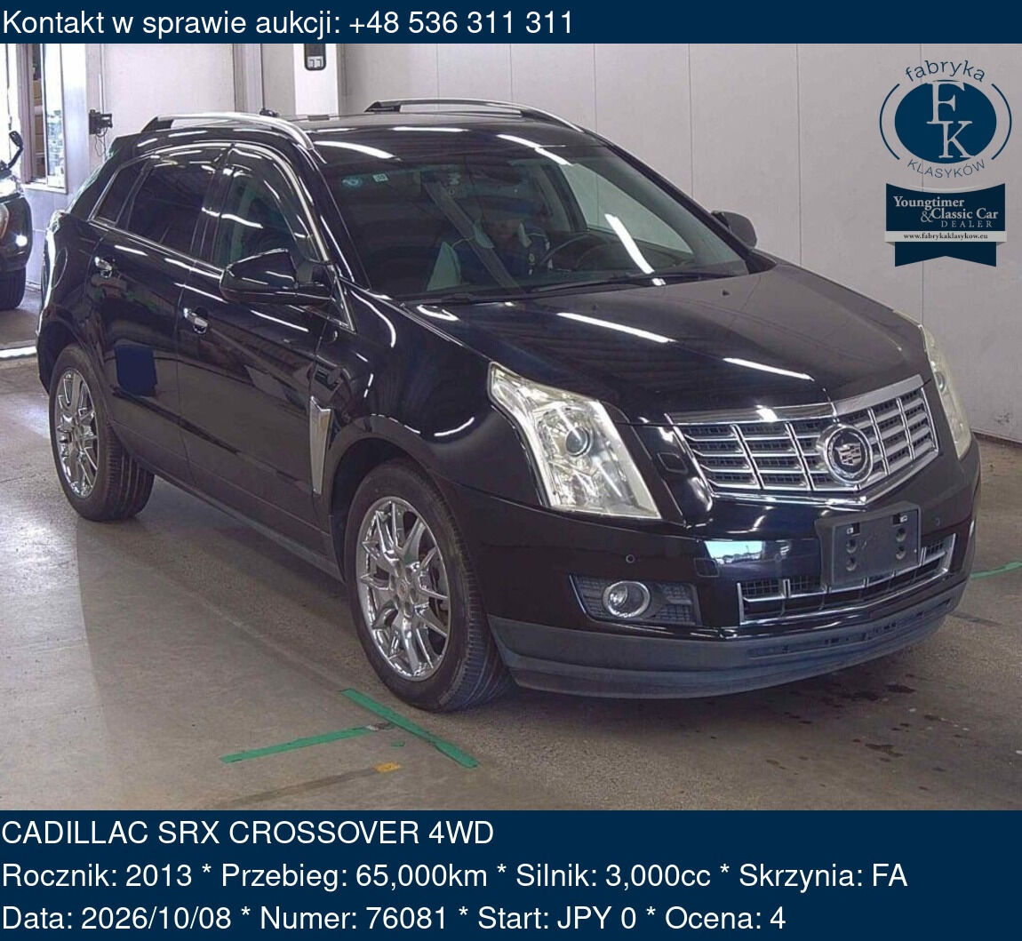CADILLAC SRX CROSSOVER 4WD 2013 - zdjęcie 2
