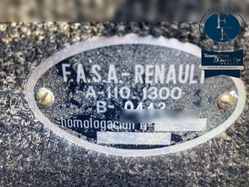 RENAULT ALPINE A110 1989 - zdjęcie 13