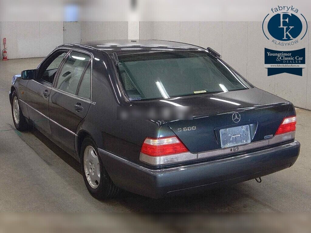 MERCEDES BENZ S-CLASS 4D S600L 1994 - zdjęcie 4