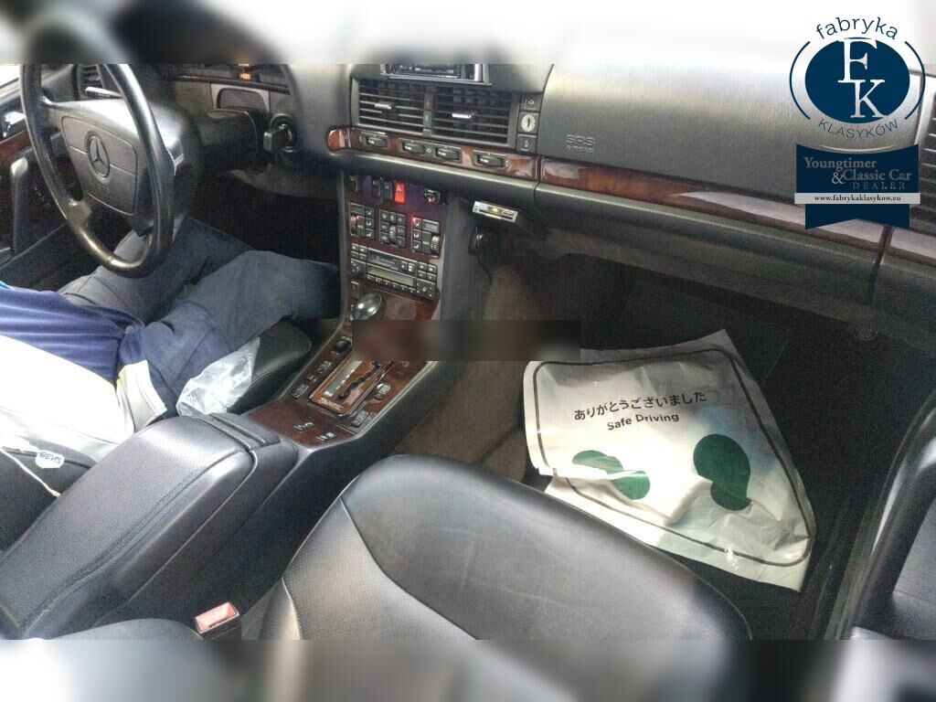 MERCEDES BENZ S-CLASS 4D S600L 1994 - zdjęcie 5