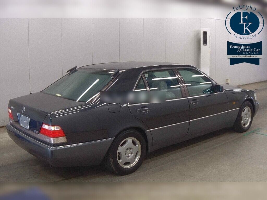 MERCEDES BENZ S-CLASS 4D S600L 1994 - zdjęcie 7