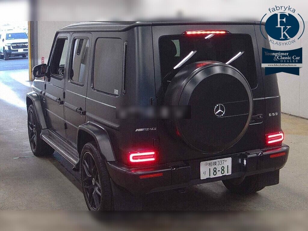 MERCEDES AMG G-CLASS 4WD G63 EDITION MATT BLACK 2019 - zdjęcie 4