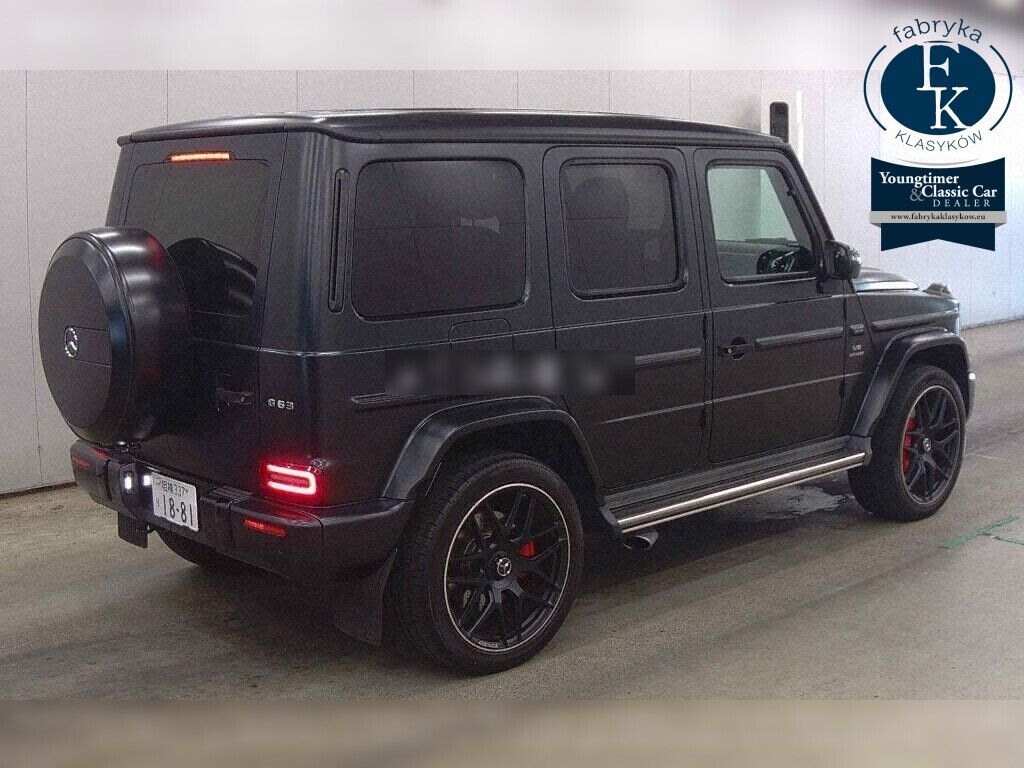 MERCEDES AMG G-CLASS 4WD G63 EDITION MATT BLACK 2019 - zdjęcie 7