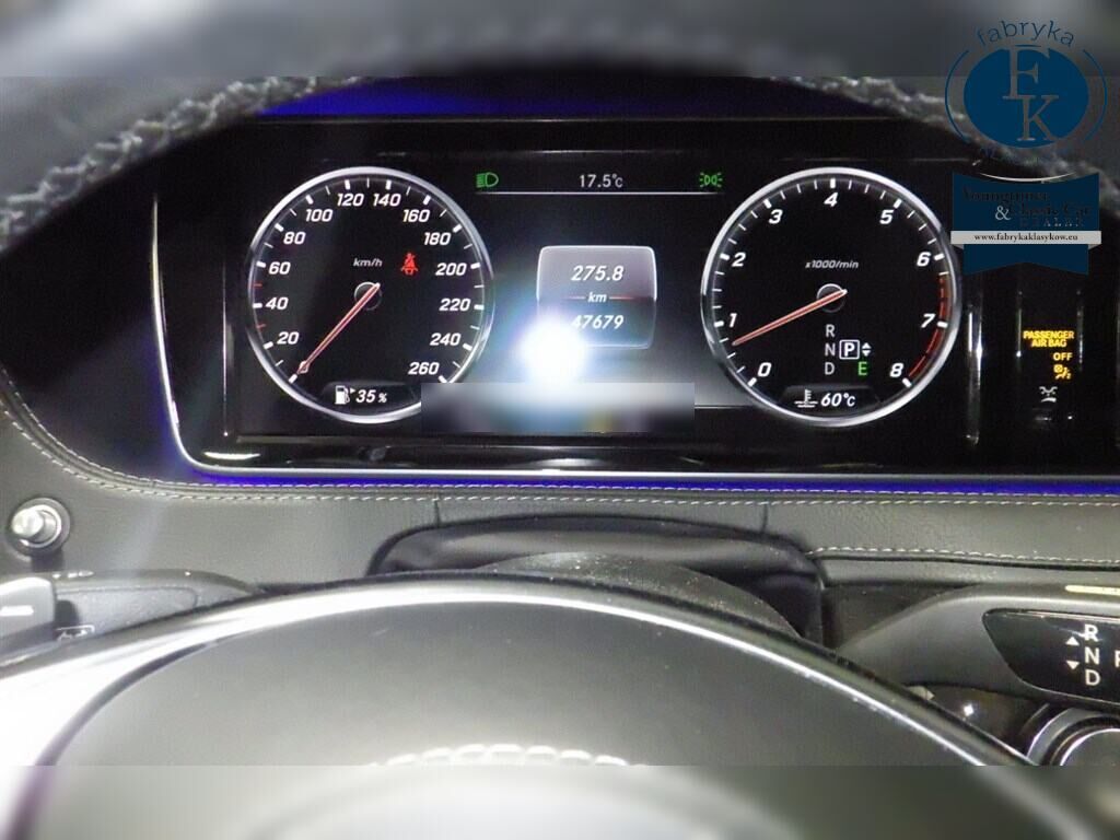 MERCEDES BENZ S-CLASS 4D OTHERS 2016 - zdjęcie 8