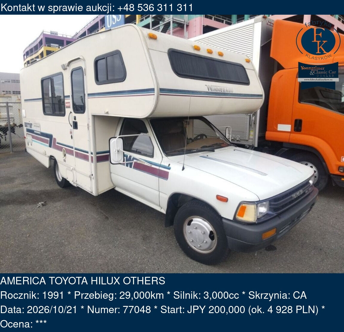 AMERICA TOYOTA HILUX OTHERS 1991 - zdjęcie 2