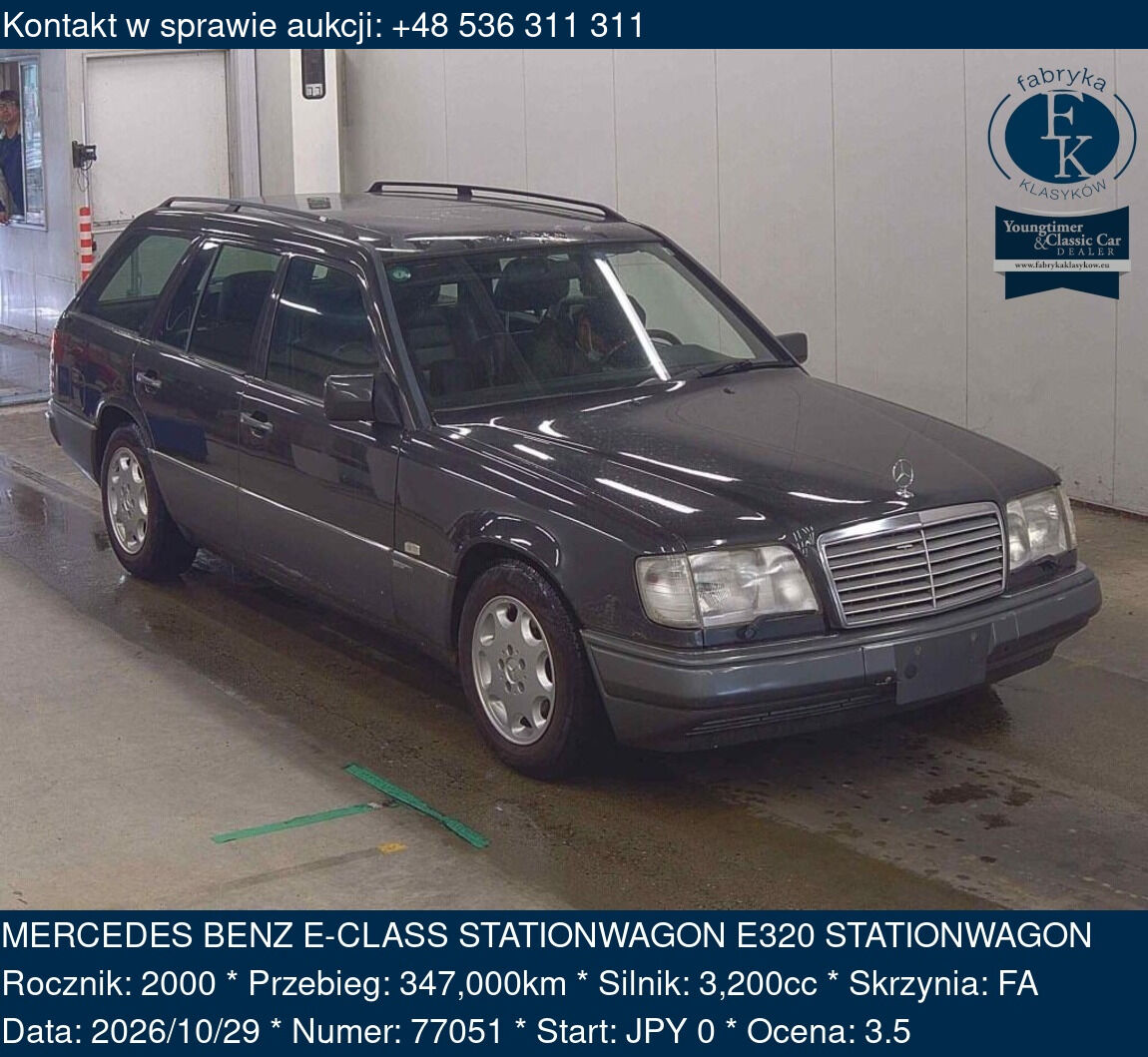 MERCEDES BENZ E-CLASS STATIONWAGON E320 STATIONWAGON 2000 - zdjęcie 2