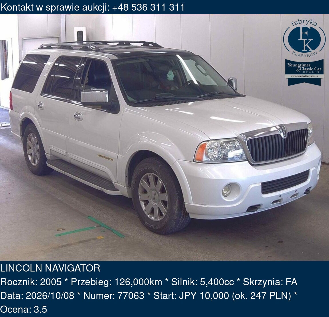 LINCOLN NAVIGATOR 2005 - zdjęcie 2