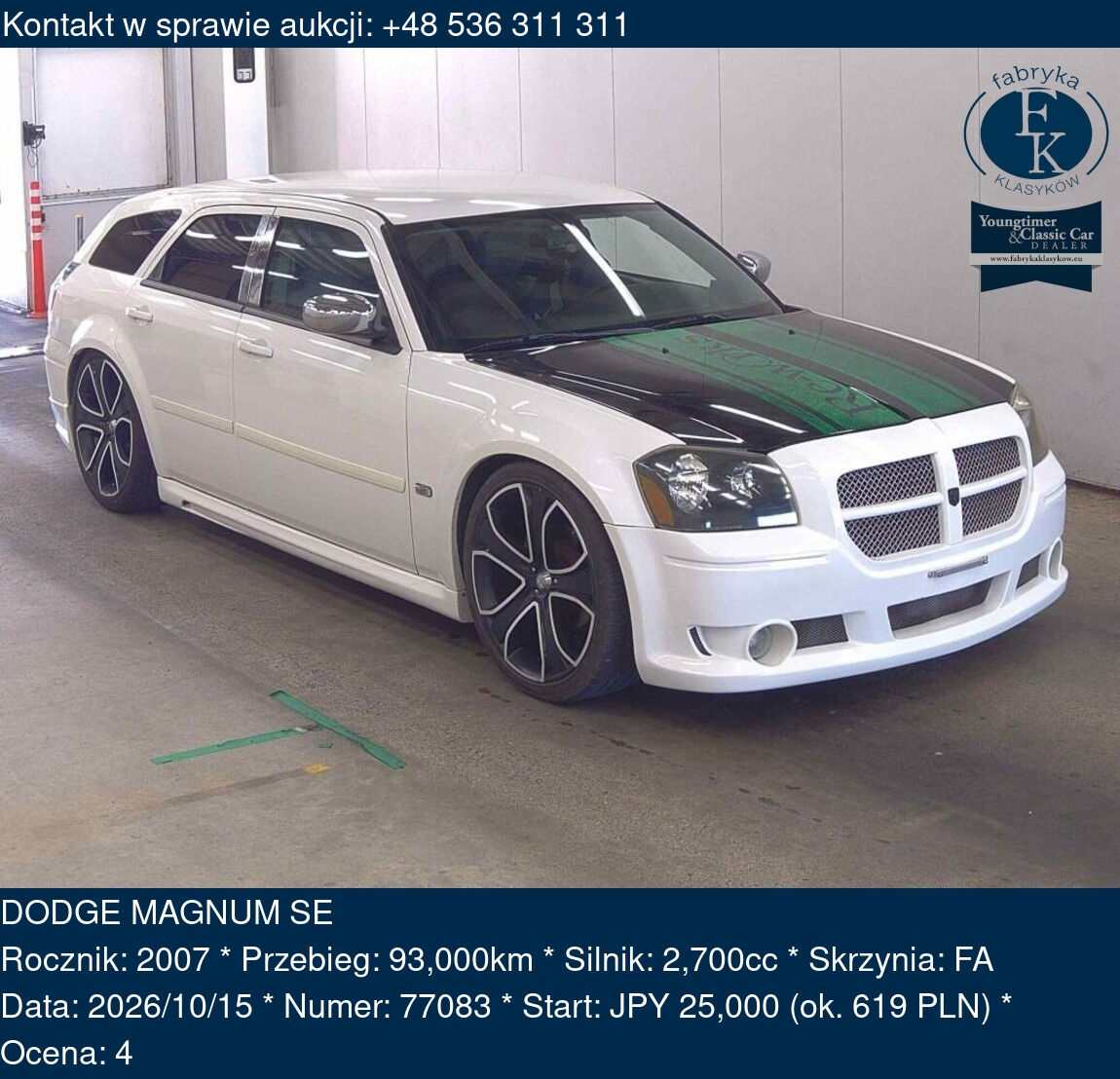 DODGE MAGNUM SE 2007 - zdjęcie 2