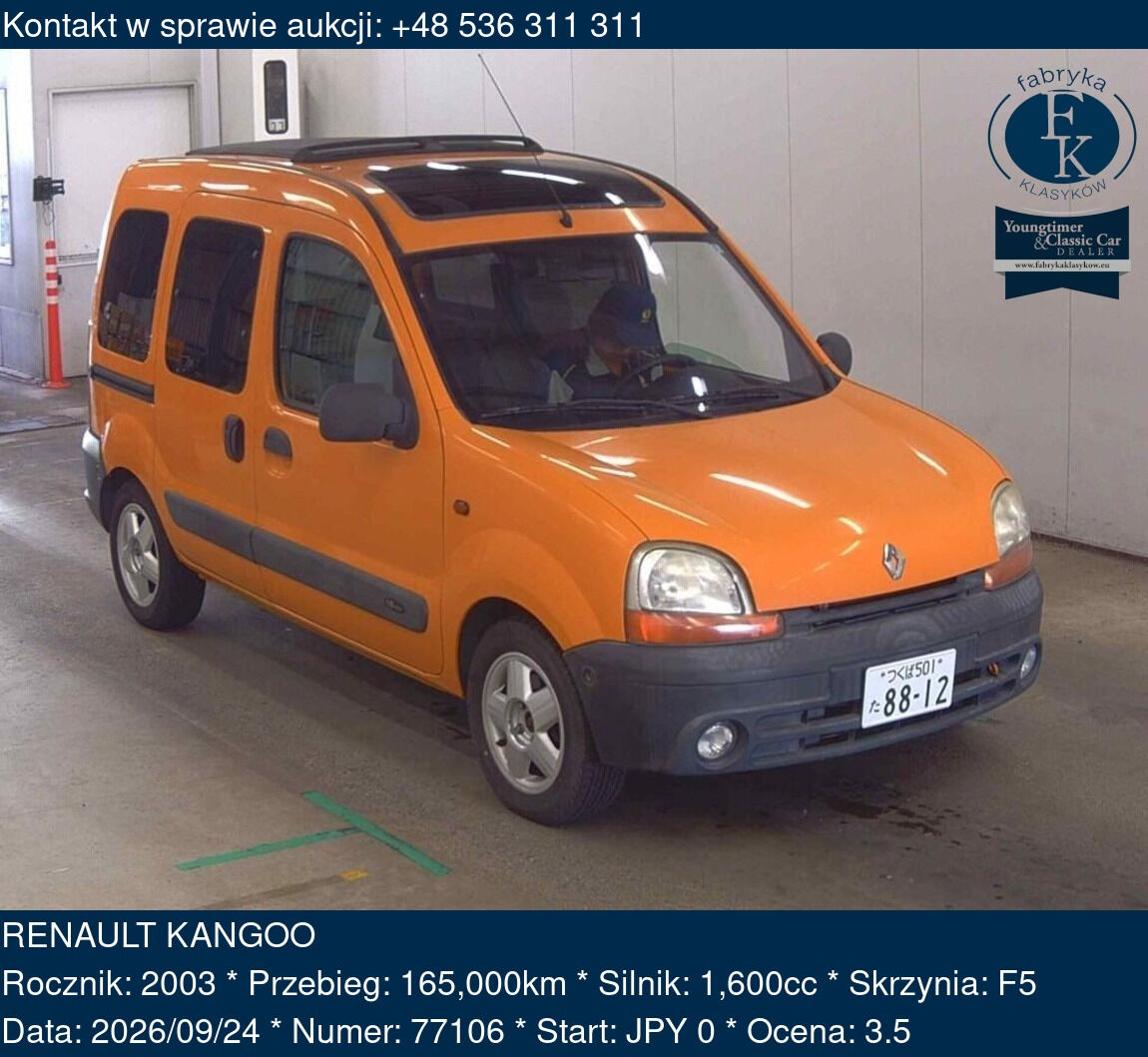 RENAULT KANGOO 2003 - zdjęcie 2