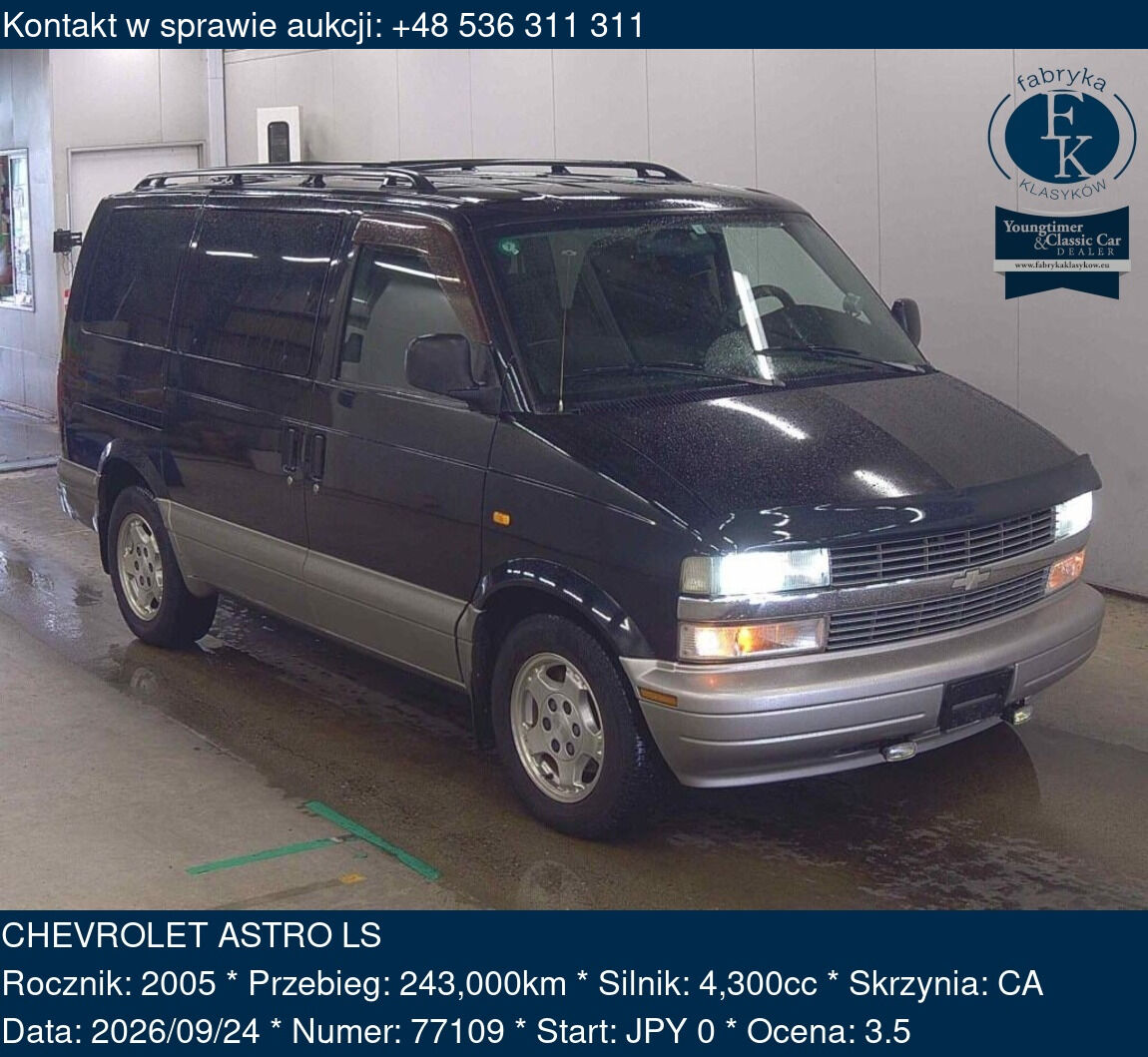 CHEVROLET ASTRO LS 2005 - zdjęcie 2