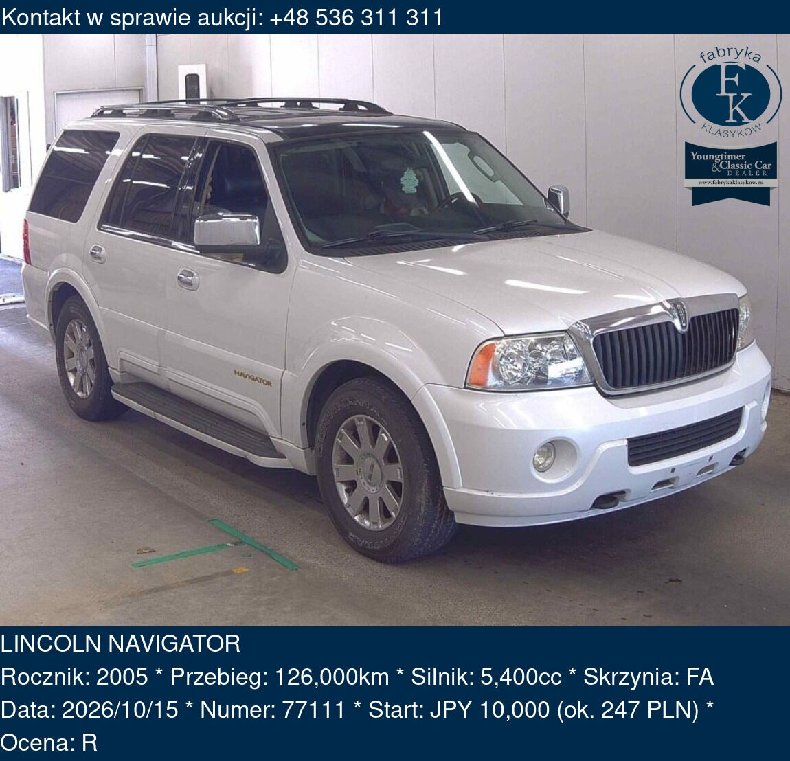 LINCOLN NAVIGATOR 2005 - zdjęcie 2