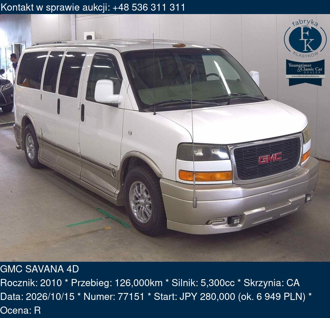 GMC SAVANA 4D 2010 - zdjęcie 2