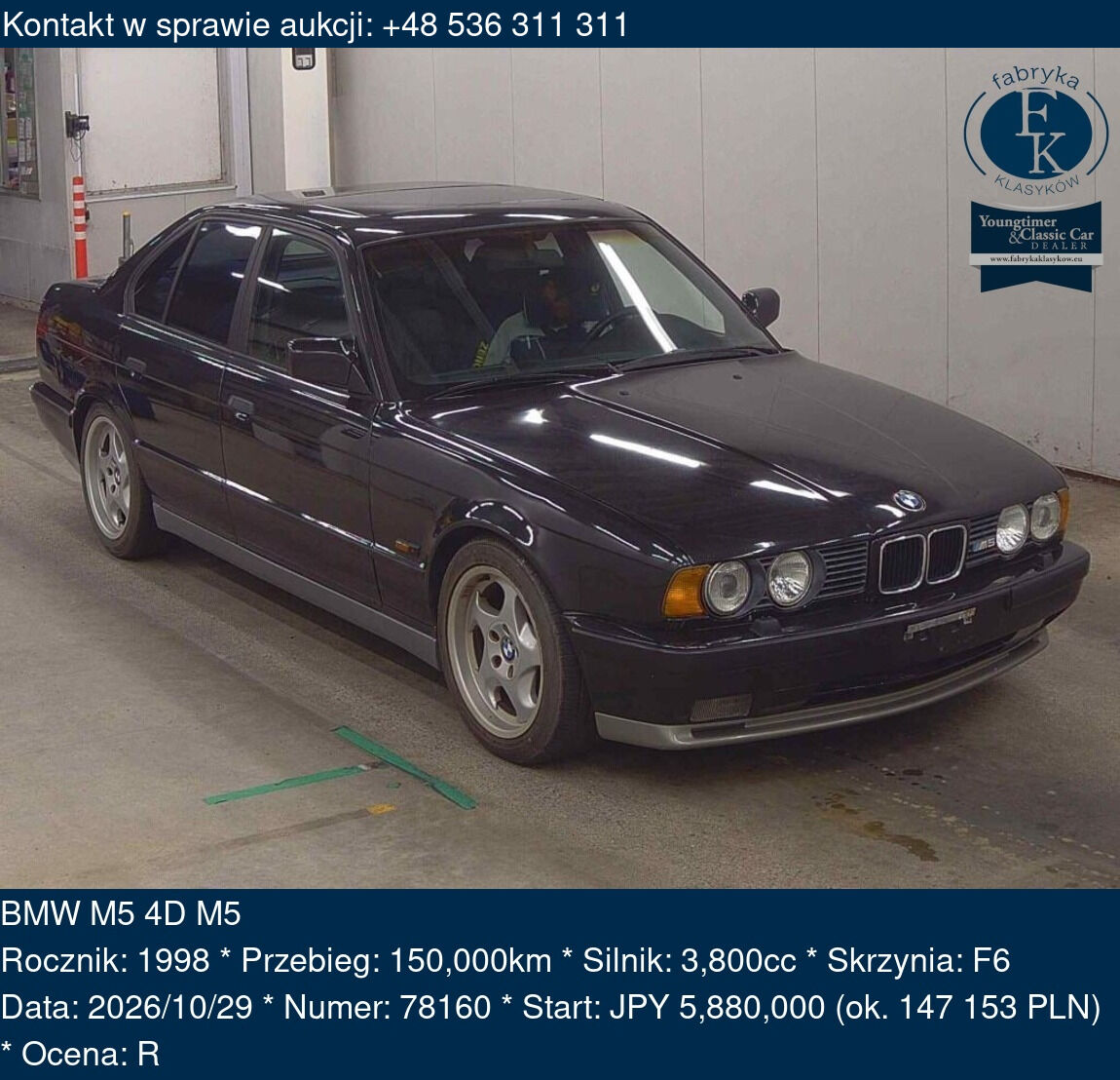 BMW M5 4D M5 1998 - zdjęcie 2