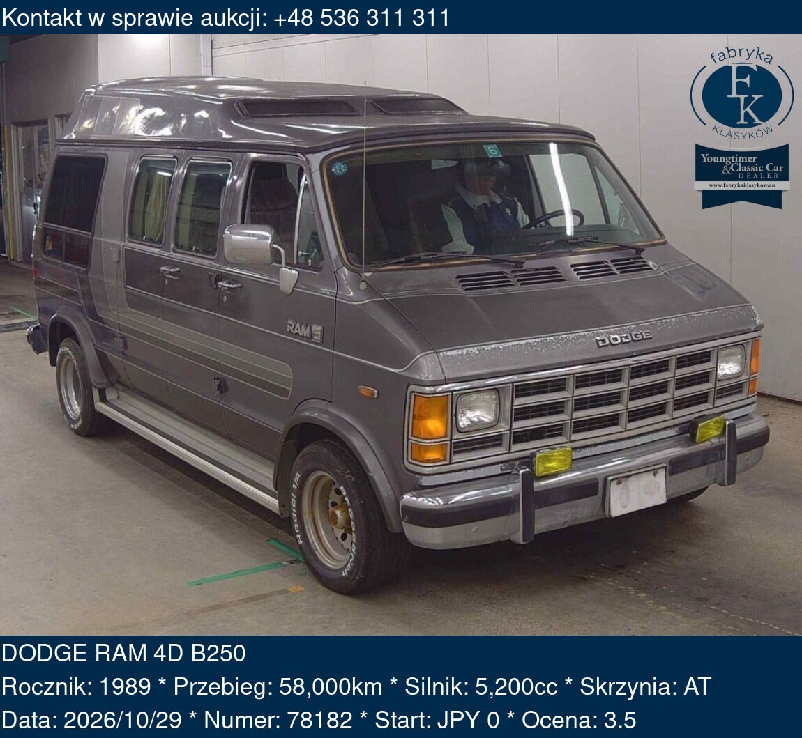 DODGE RAM 4D B250 1989 - zdjęcie 2