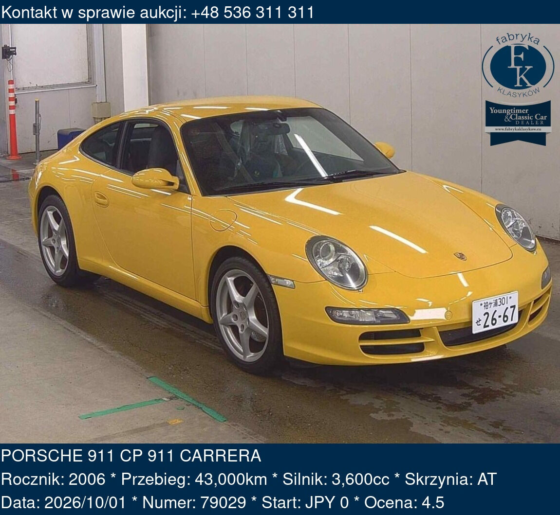 PORSCHE 911 CP 911 CARRERA 2006 - zdjęcie 2