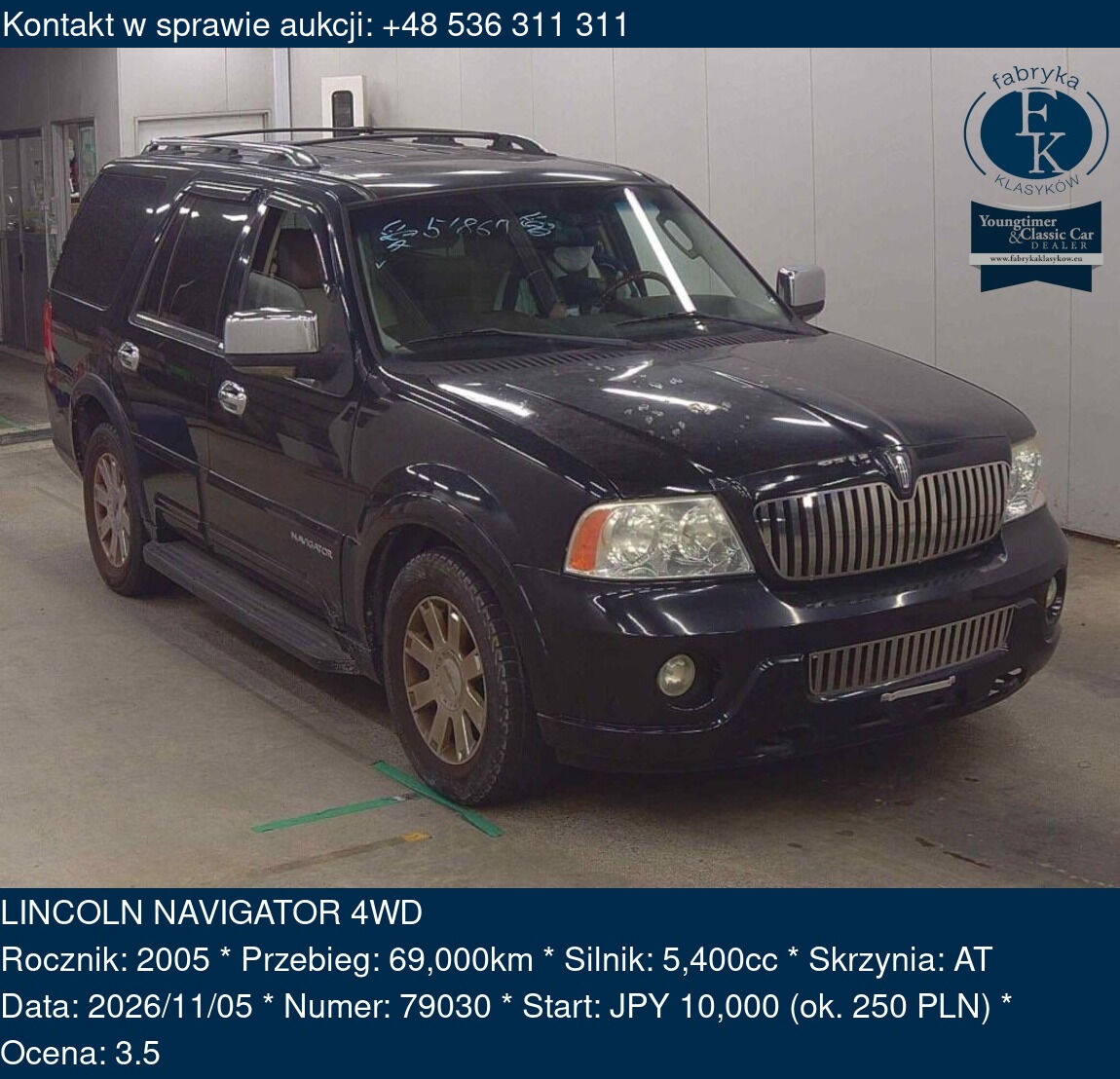 LINCOLN NAVIGATOR 4WD 2005 - zdjęcie 2