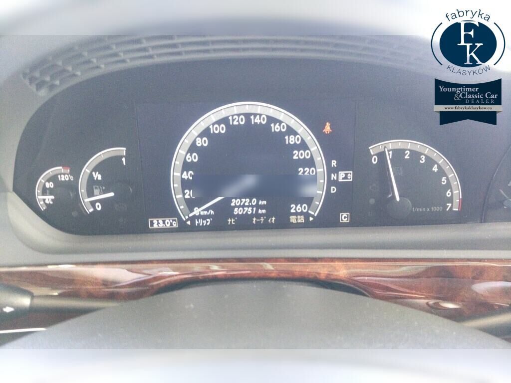 MERCEDES BENZ S-CLASS 4D S500 2006 - zdjęcie 8