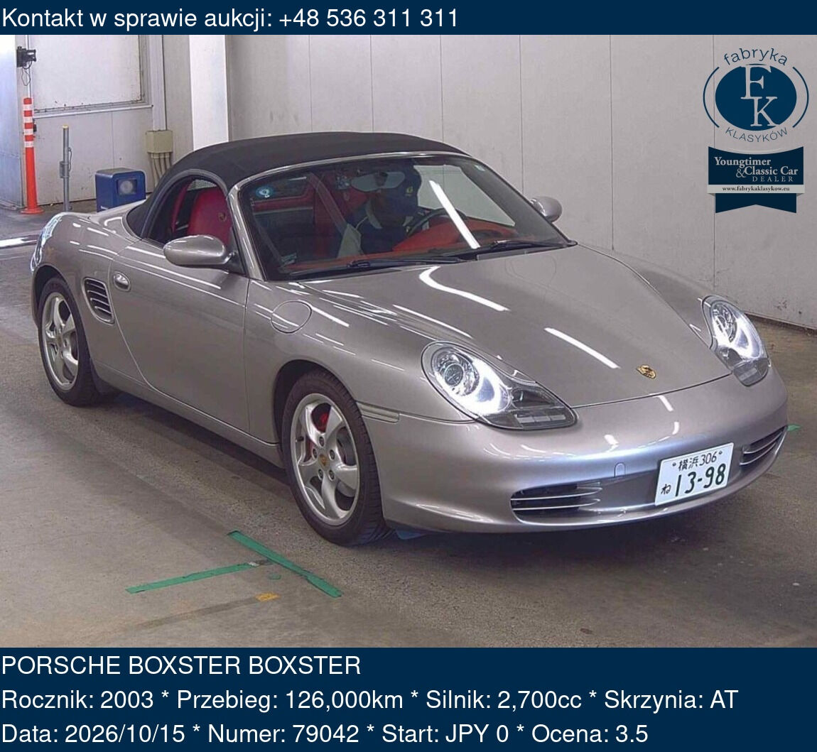 PORSCHE BOXSTER BOXSTER 2003 - zdjęcie 2