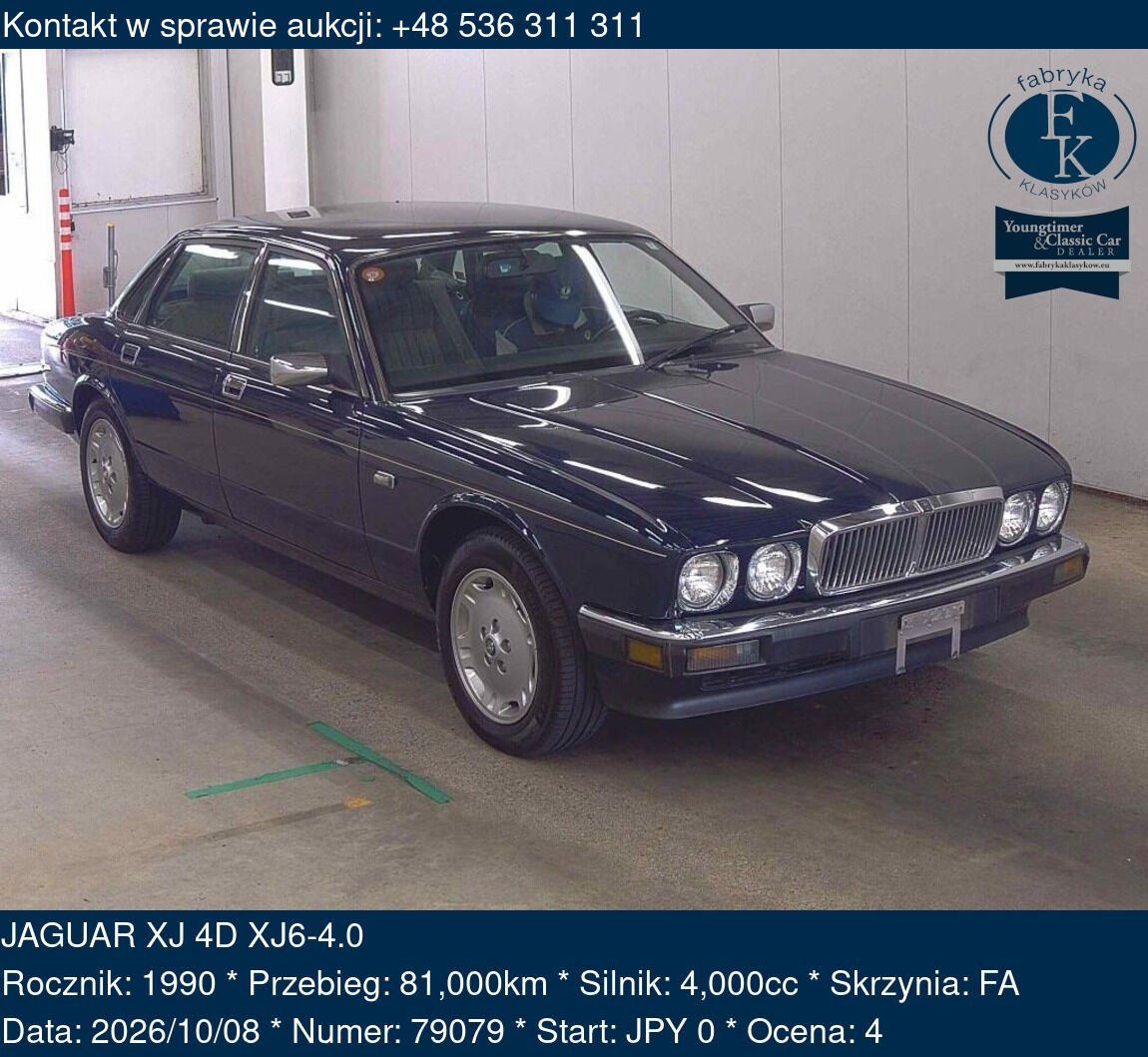 JAGUAR XJ 4D XJ6-4.0 1990 - zdjęcie 2