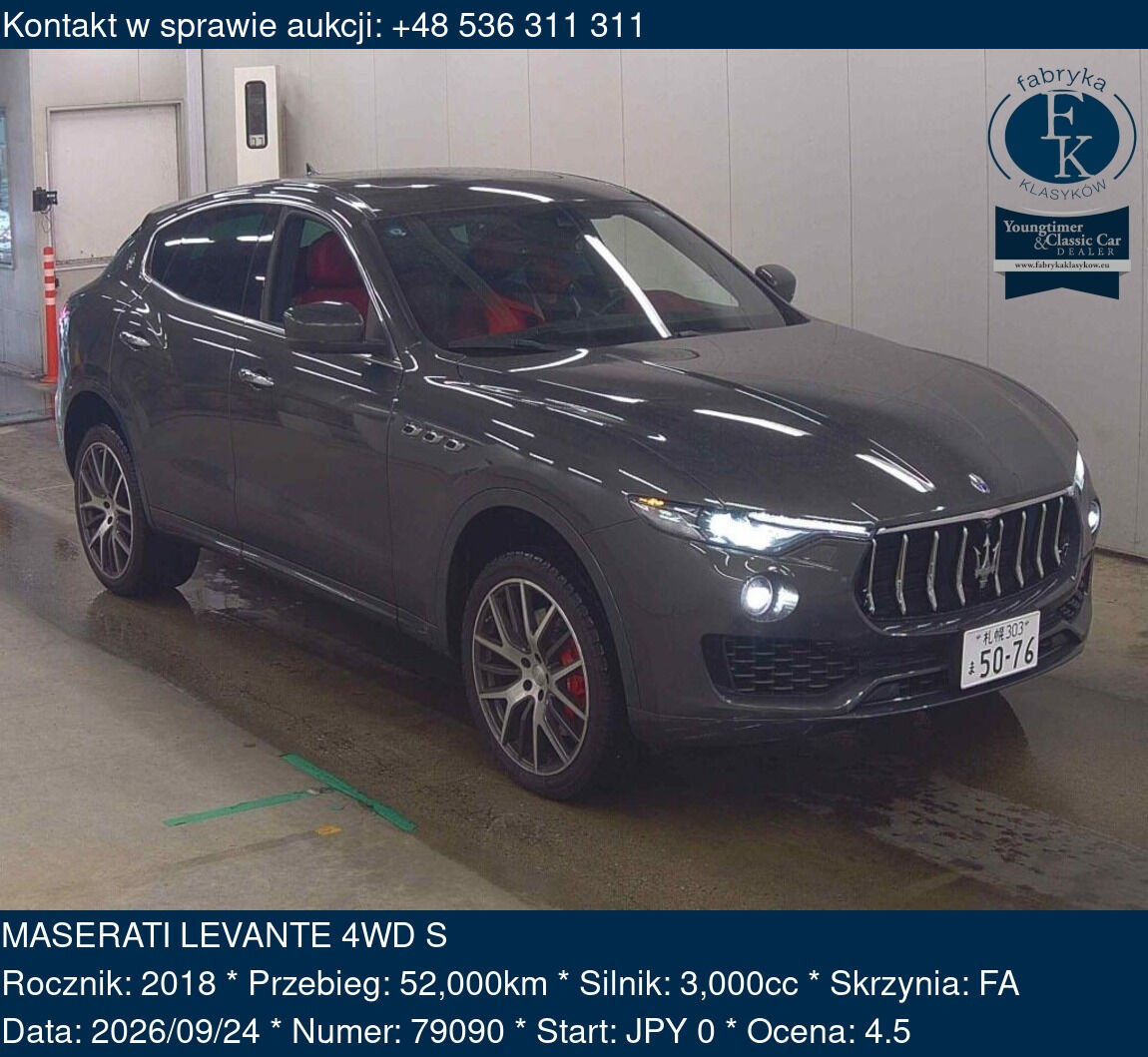 MASERATI LEVANTE 4WD S 2018 - zdjęcie 2