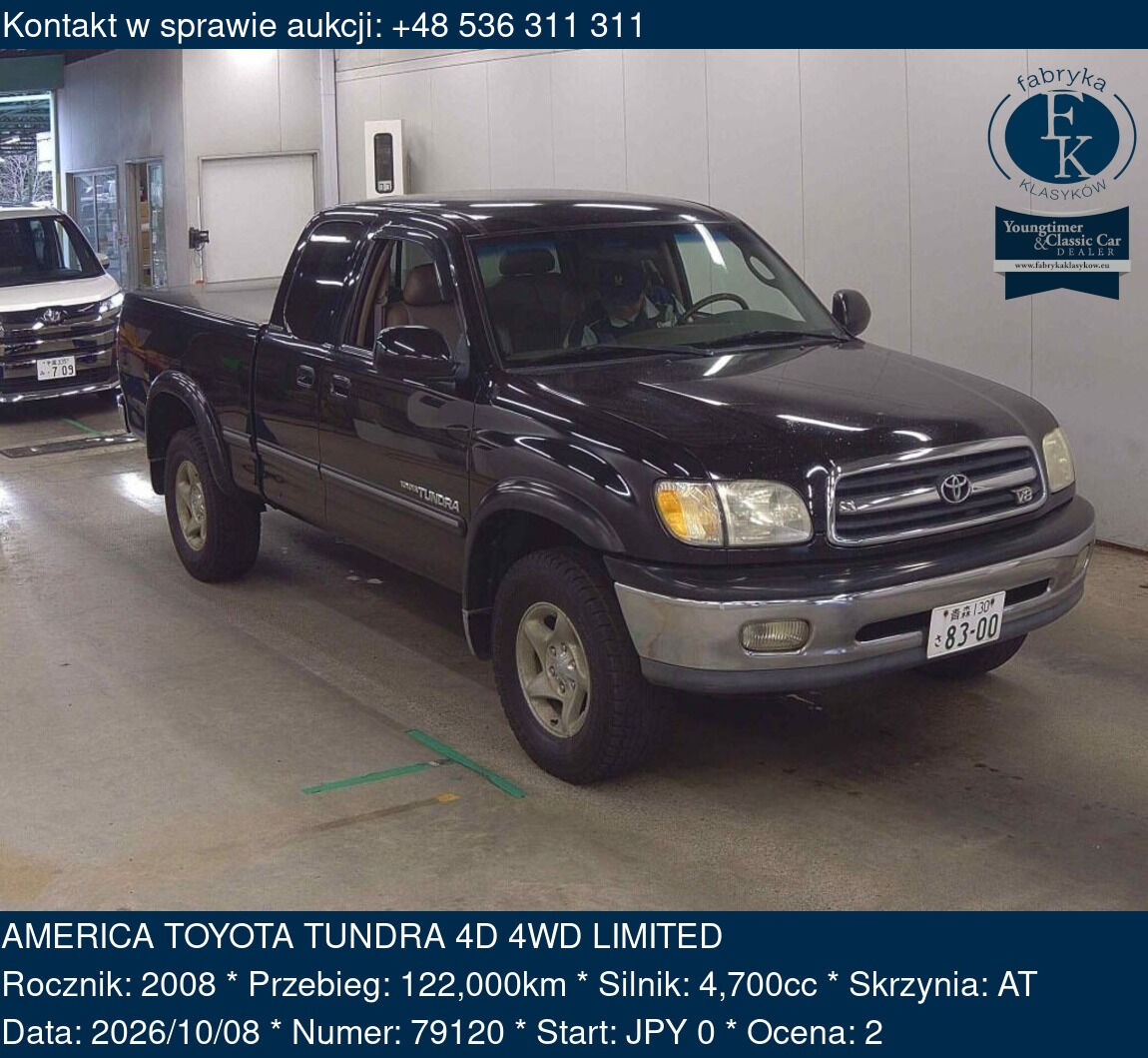 AMERICA TOYOTA TUNDRA 4D 4WD LIMITED 2008 - zdjęcie 2