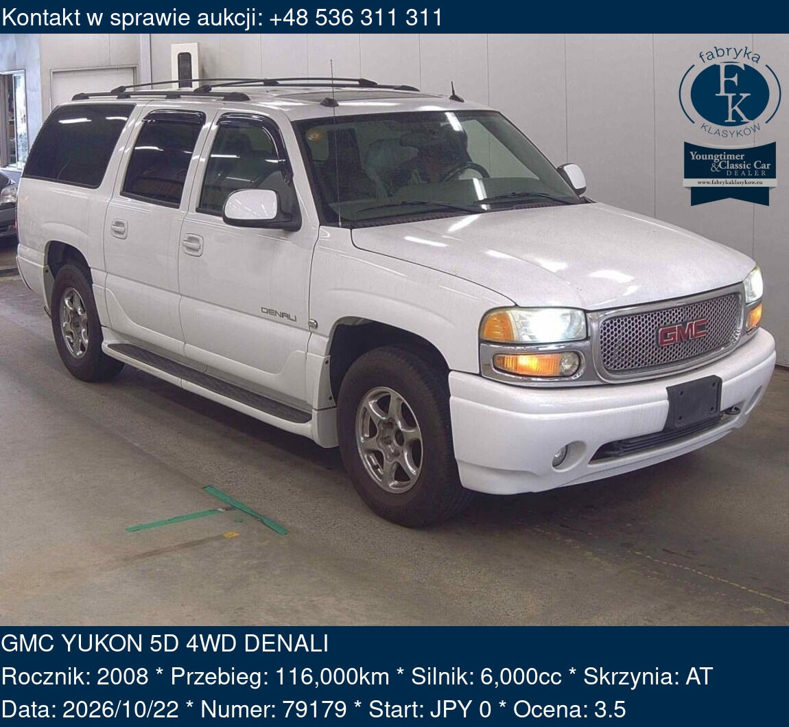 GMC YUKON 5D 4WD DENALI 2008 - zdjęcie 2
