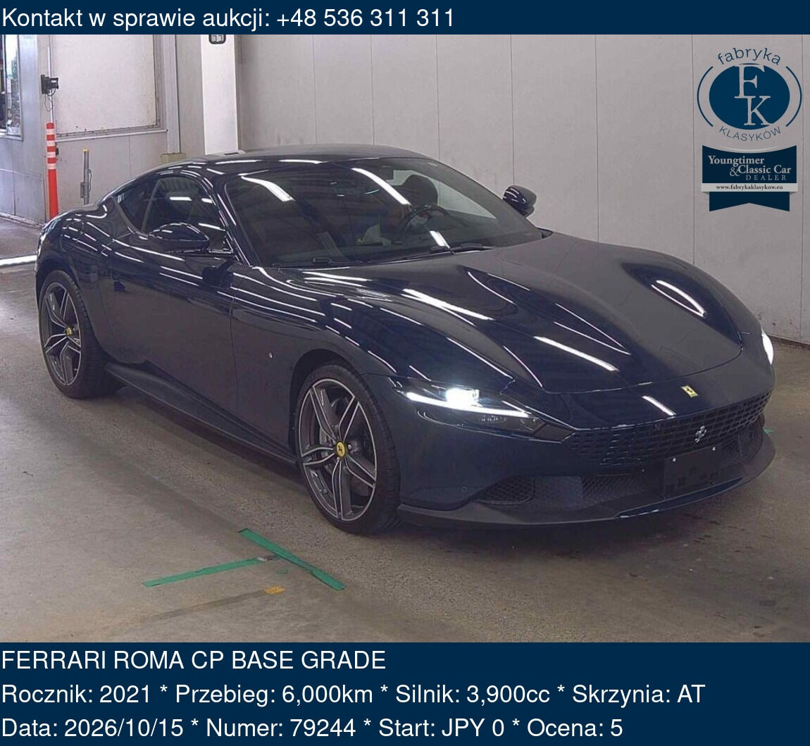 FERRARI ROMA CP BASE GRADE 2021 - zdjęcie 2