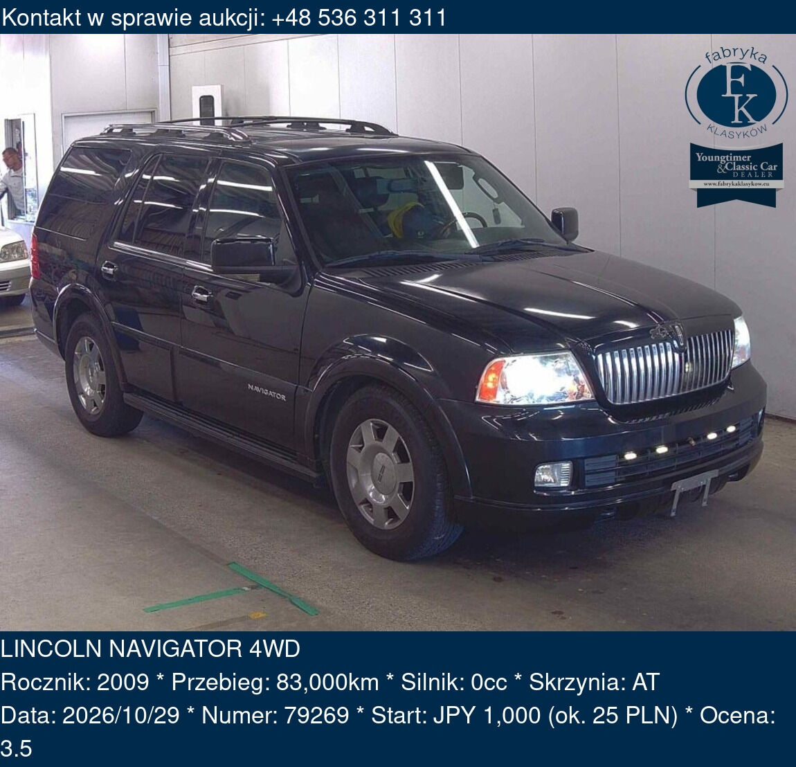 LINCOLN NAVIGATOR 4WD 2009 - zdjęcie 2