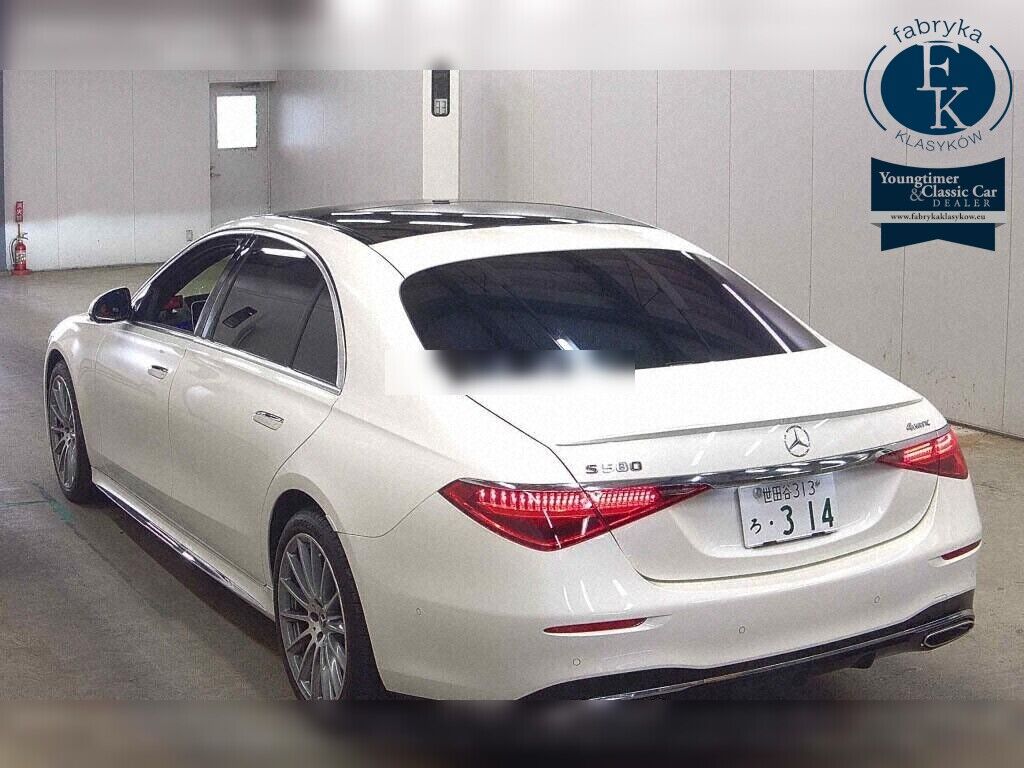 MERCEDES BENZ S-CLASS 4D 4WD S580 4MATIC LONG AMG LINE 2021 - zdjęcie 4