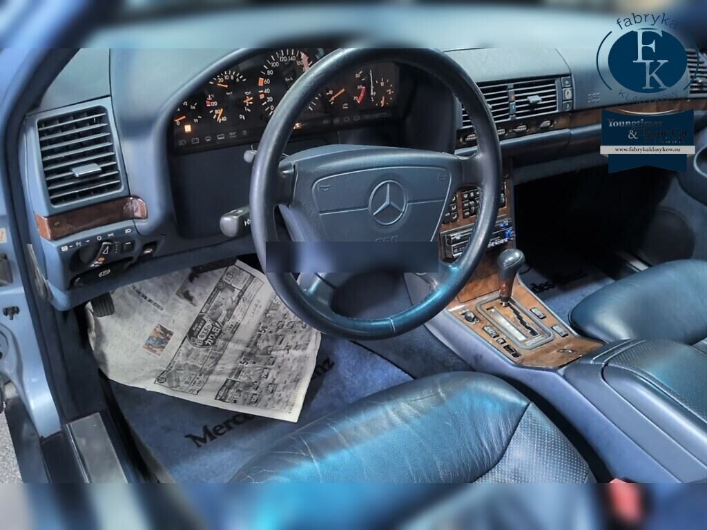 MERCEDES BENZ S-CLASS 4D 600SEL 1993 - zdjęcie 5