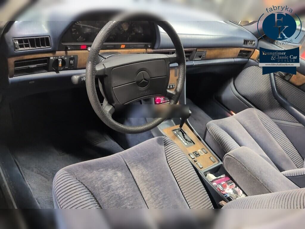 MERCEDES BENZ S-CLASS 4D 420SEL 1988 - zdjęcie 5