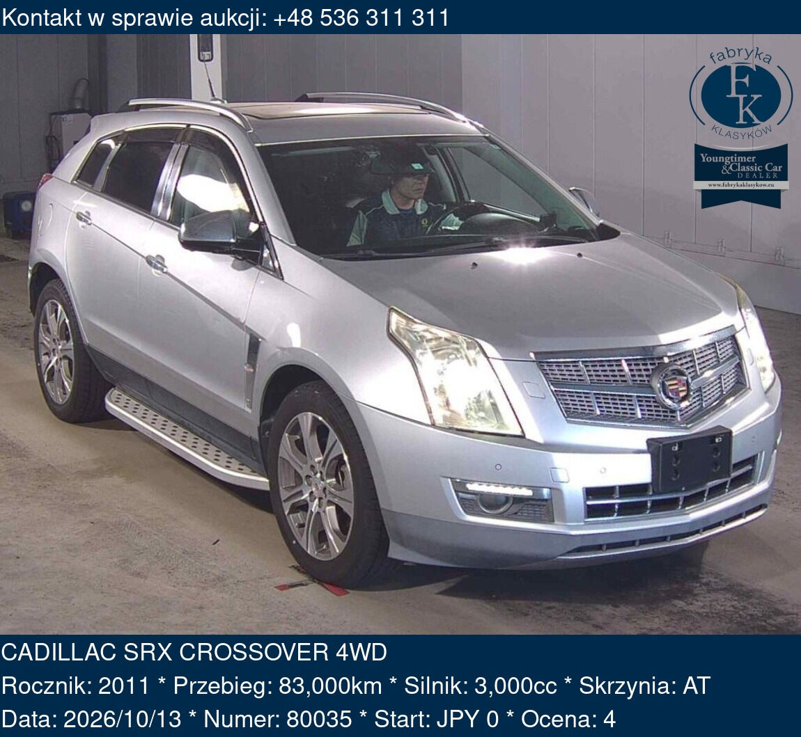 CADILLAC SRX CROSSOVER 4WD 2011 - zdjęcie 2