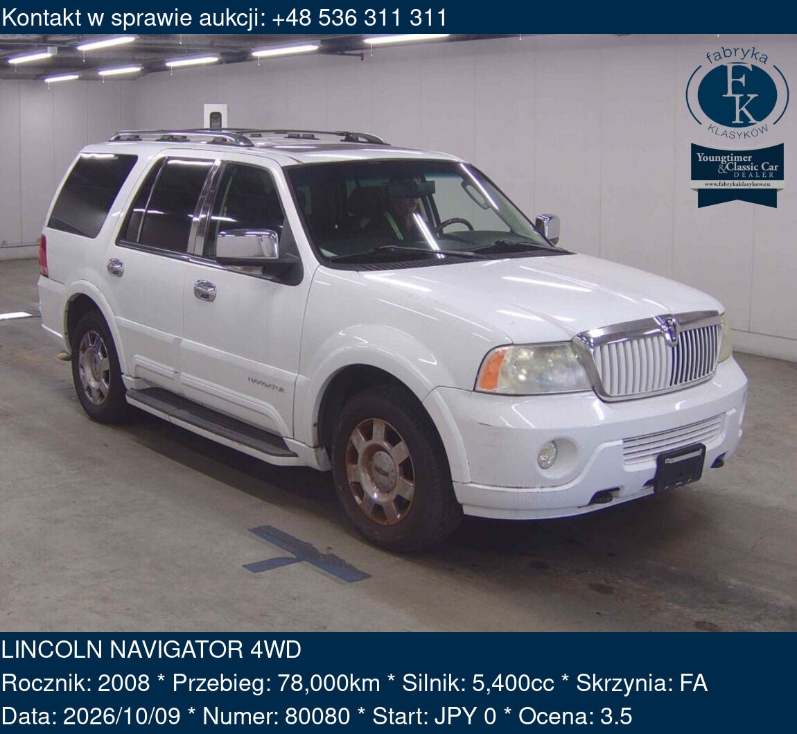 LINCOLN NAVIGATOR 4WD 2008 - zdjęcie 2