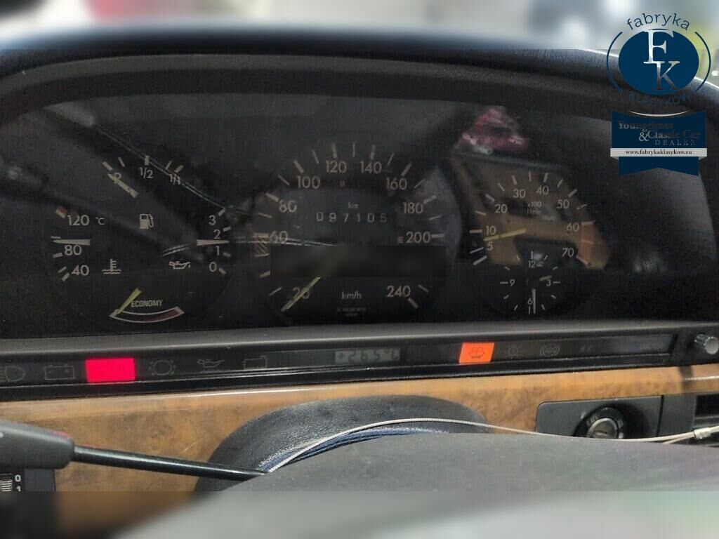 MERCEDES BENZ S-CLASS 4D 420SEL 1988 - zdjęcie 8