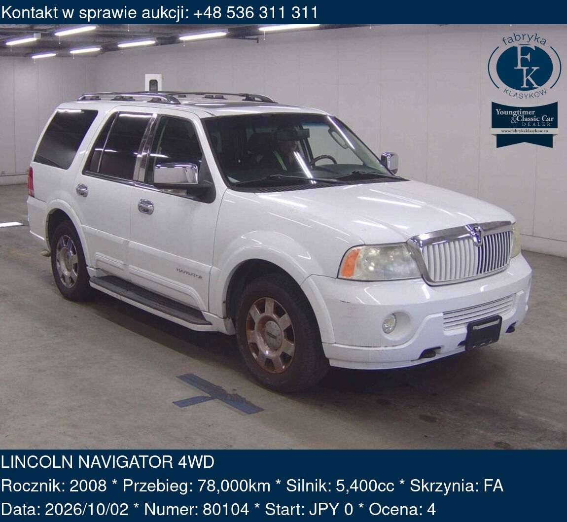 LINCOLN NAVIGATOR 4WD 2008 - zdjęcie 2