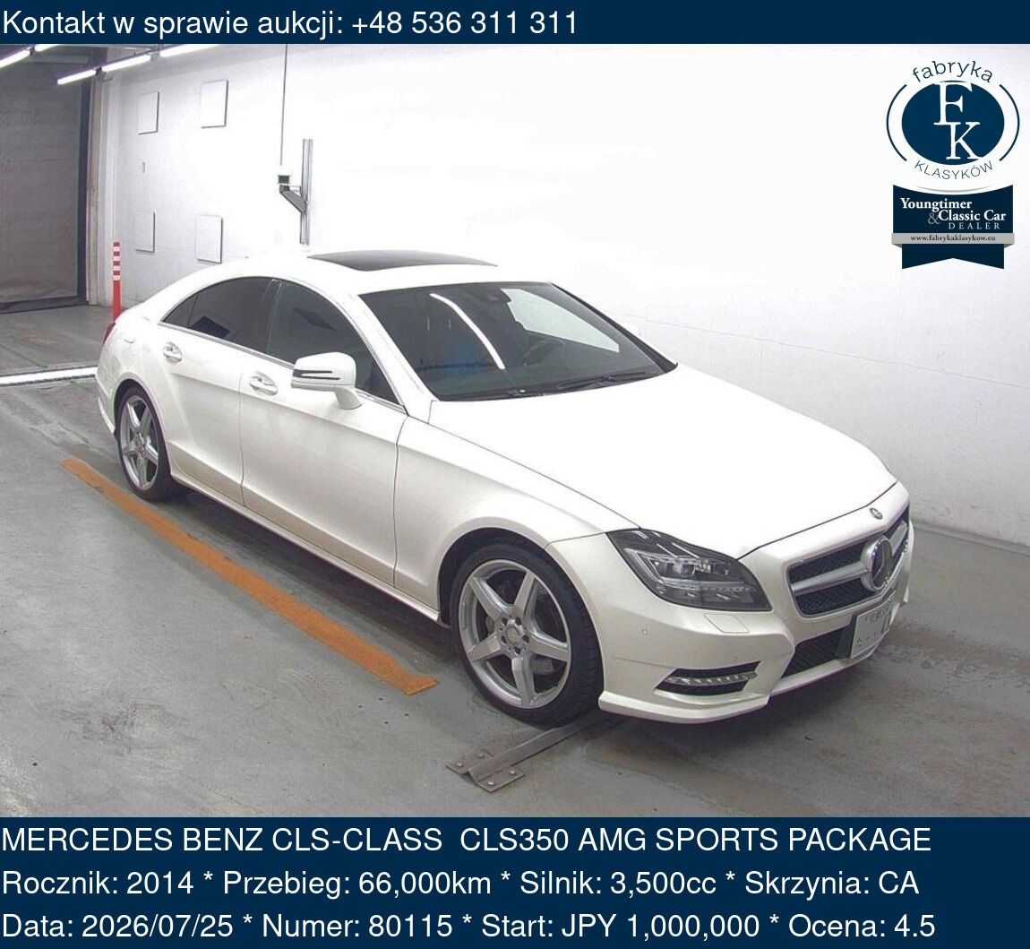 MERCEDES BENZ CLS-CLASS  CLS350 AMG SPORTS PACKAGE