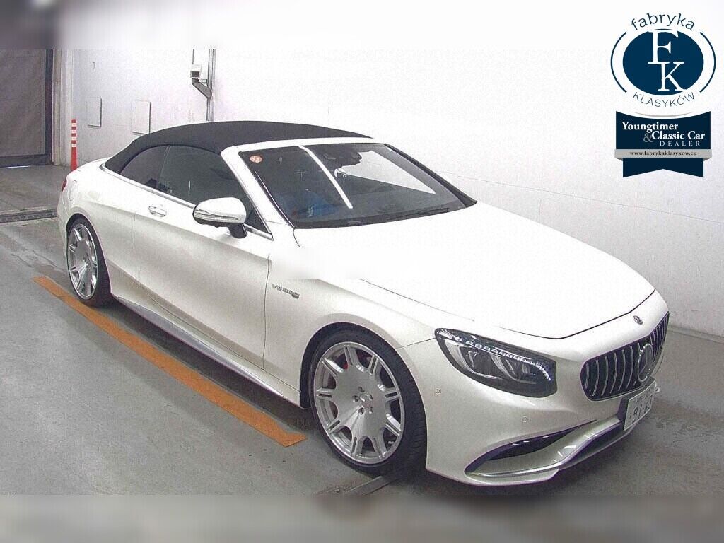 MERCEDES AMG S-CLASS OP 4WD S63 4MATIC CABRIOLET 2017 - zdjęcie 3