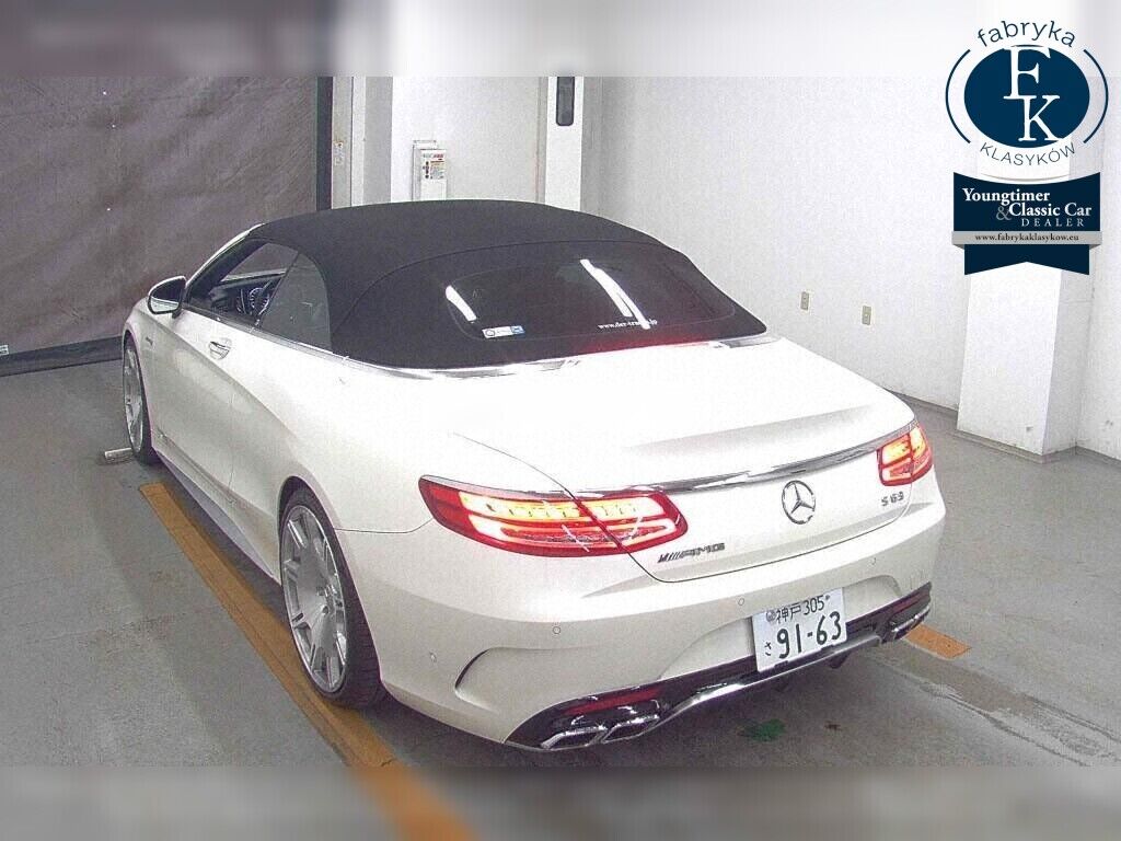 MERCEDES AMG S-CLASS OP 4WD S63 4MATIC CABRIOLET 2017 - zdjęcie 4
