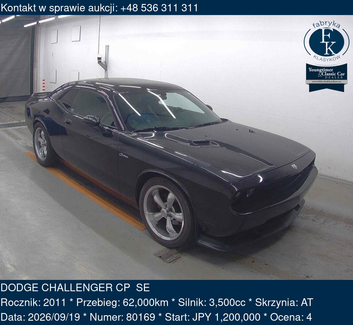 DODGE CHALLENGER CP SE 2011 - zdjęcie 2