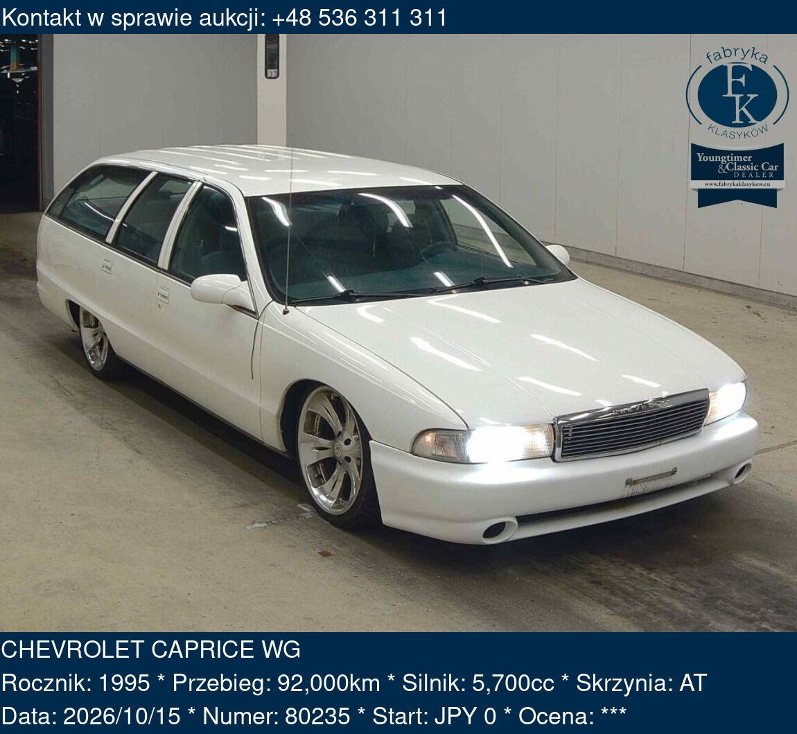 CHEVROLET CAPRICE WG 1995 - zdjęcie 2