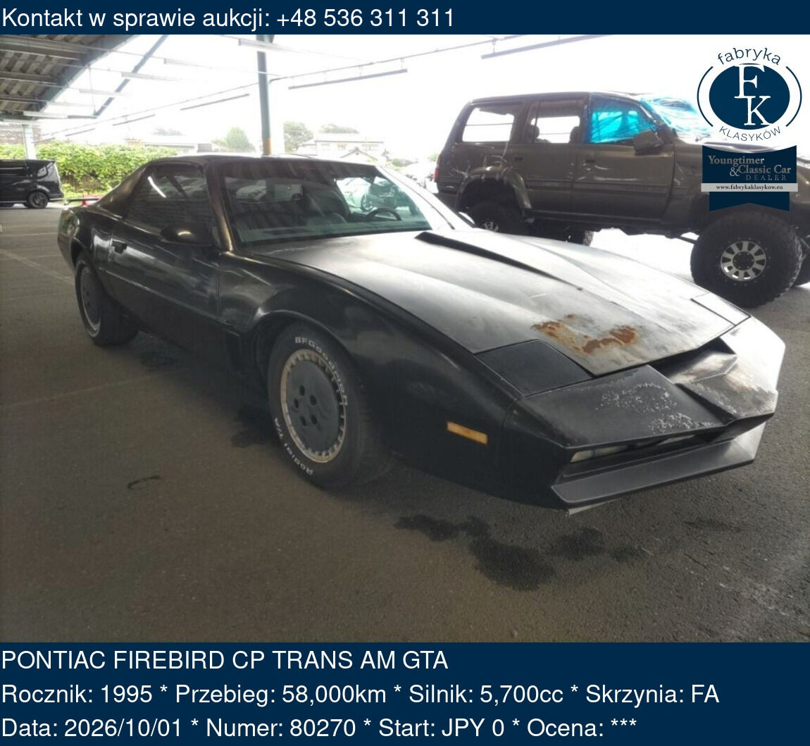 PONTIAC FIREBIRD CP TRANS AM GTA 1995 - zdjęcie 2
