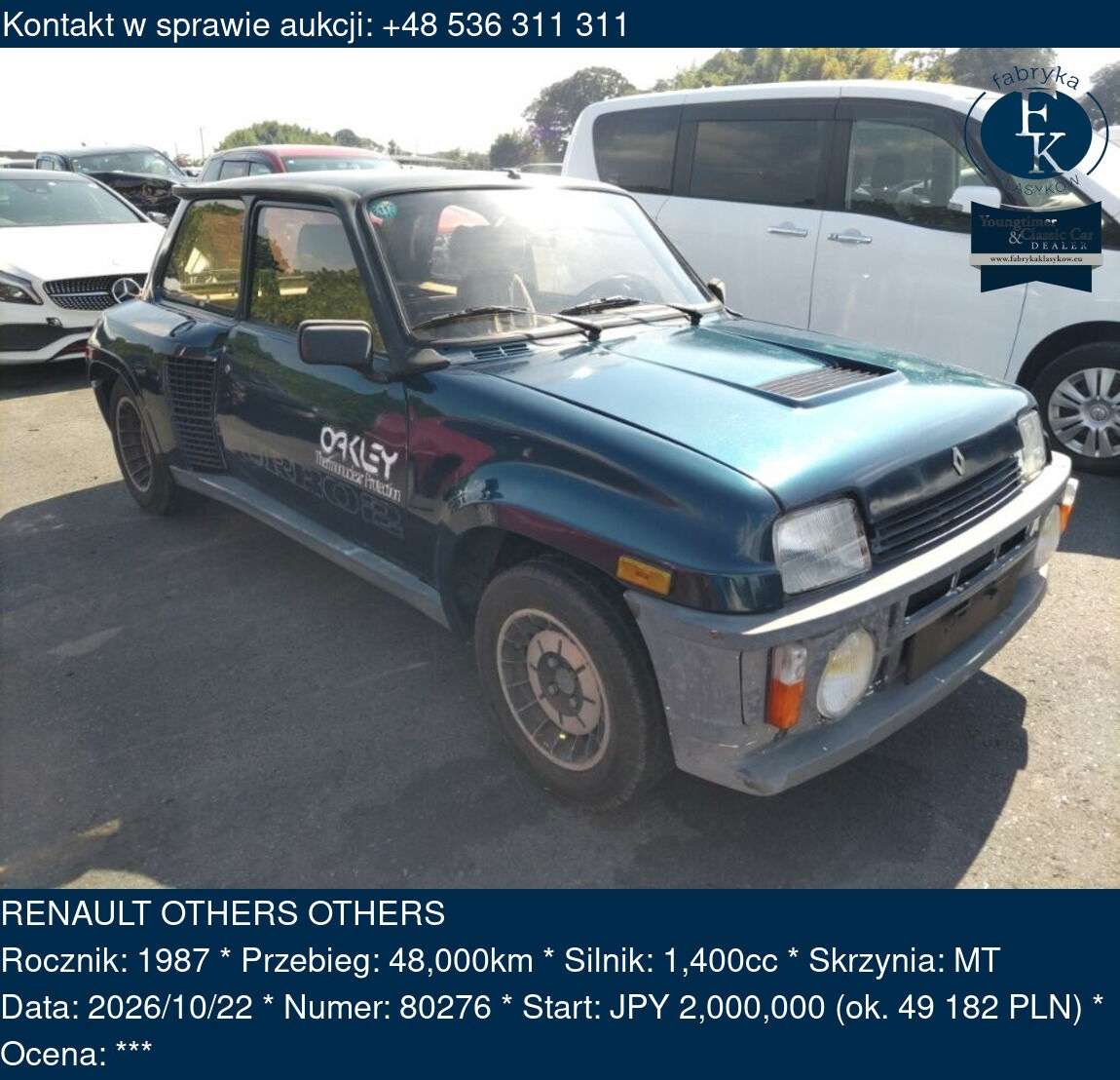 RENAULT OTHERS OTHERS 1987 - zdjęcie 2