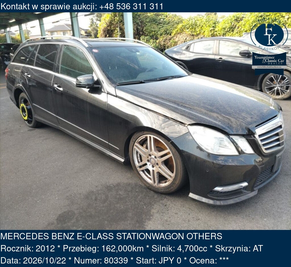 MERCEDES BENZ E-CLASS STATIONWAGON OTHERS 2012 - zdjęcie 2