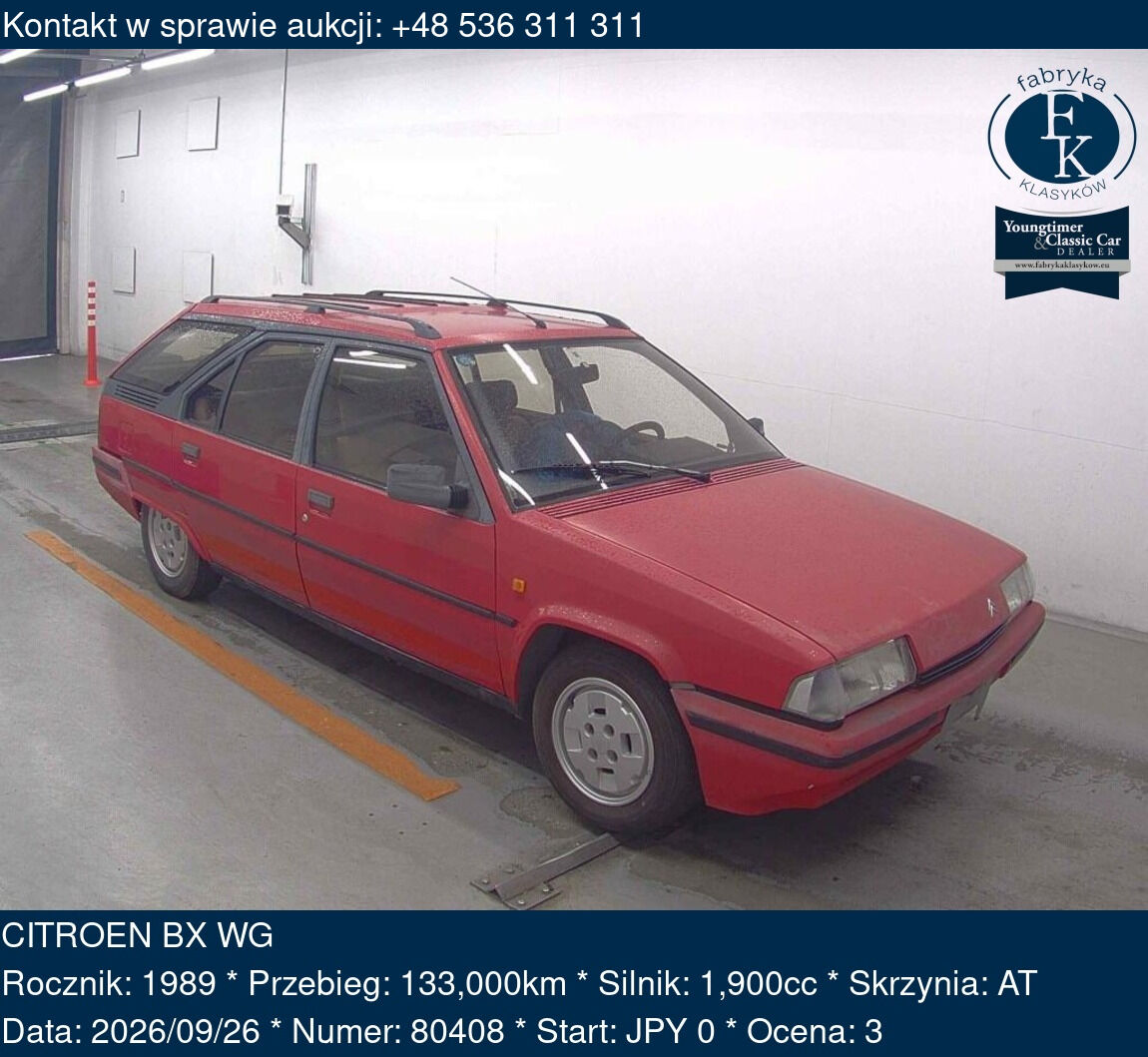 CITROEN BX WG 1989 - zdjęcie 2