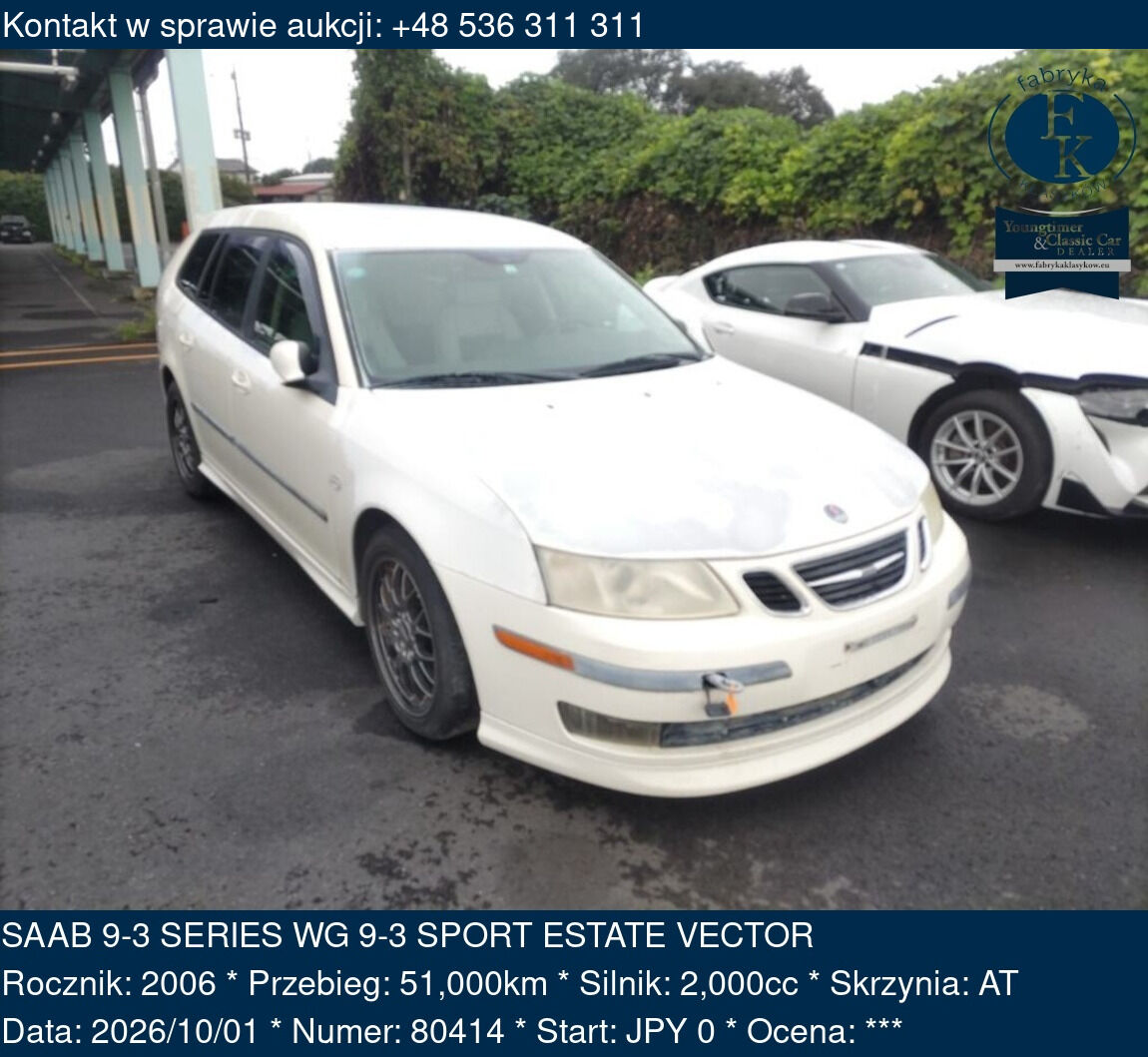 SAAB 9-3 SERIES WG 9-3 SPORT ESTATE VECTOR 2006 - zdjęcie 2