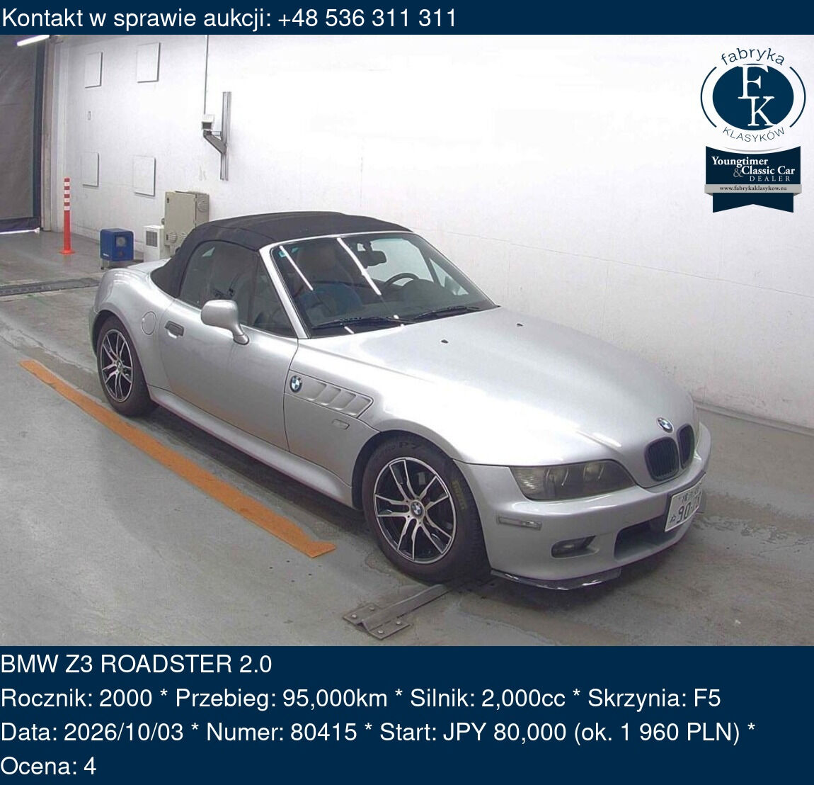 BMW Z3 ROADSTER 2.0 2000 - zdjęcie 2