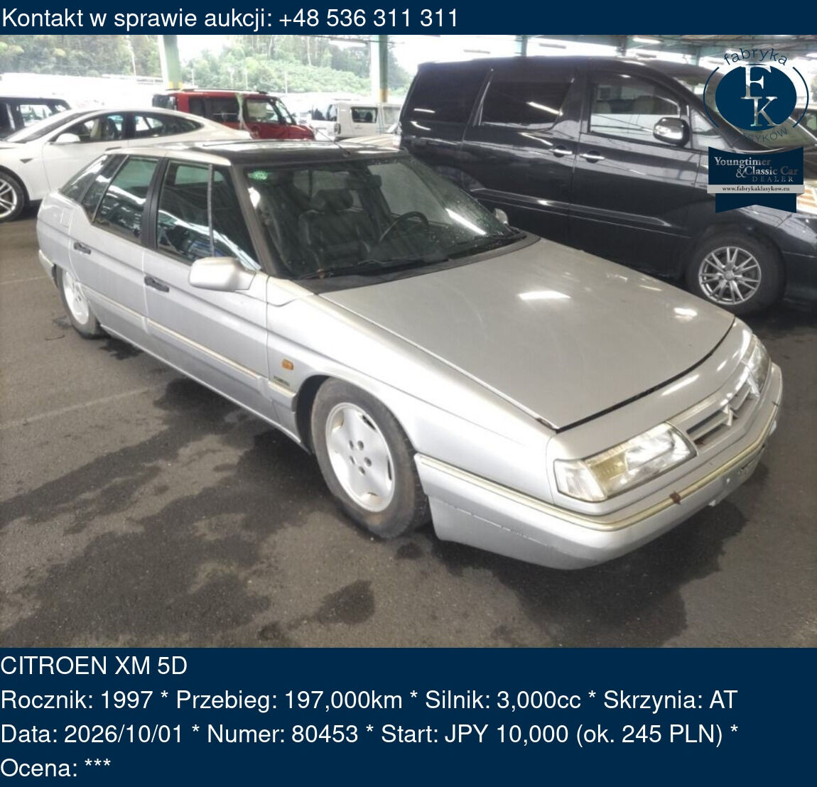 CITROEN XM 5D 1997 - zdjęcie 2