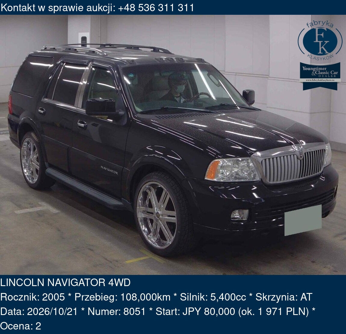 LINCOLN NAVIGATOR 4WD 2005 - zdjęcie 2